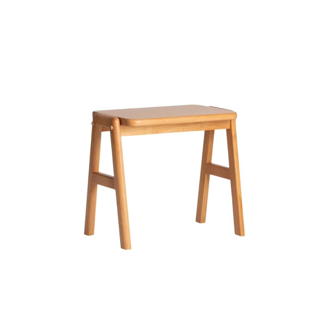 เก้าอี้บาร์ไม้ยางพารา MAAI DESIGN รุ่น BASHO STACK สีโอ๊ค_0